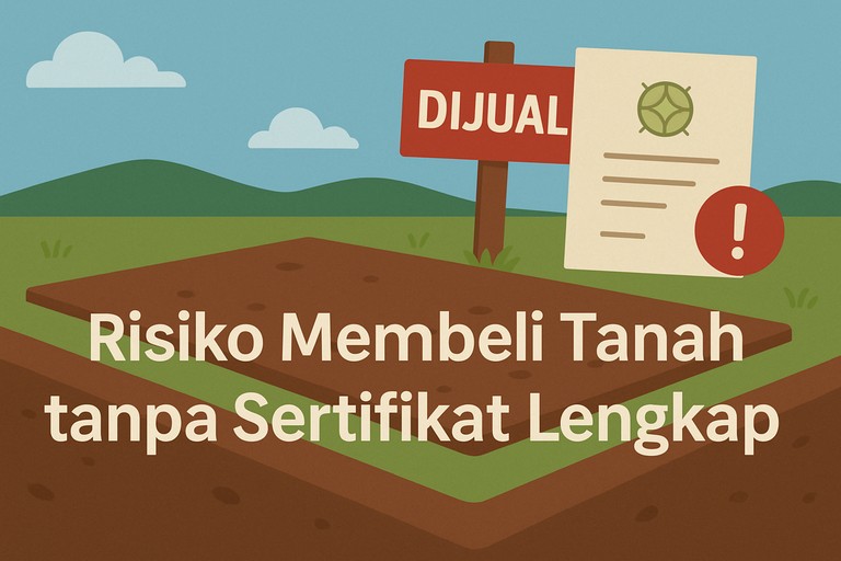 Risiko Membeli Tanah tanpa Sertifikat Lengkap
