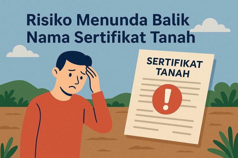 Risiko Menunda Balik Nama Sertifikat Tanah