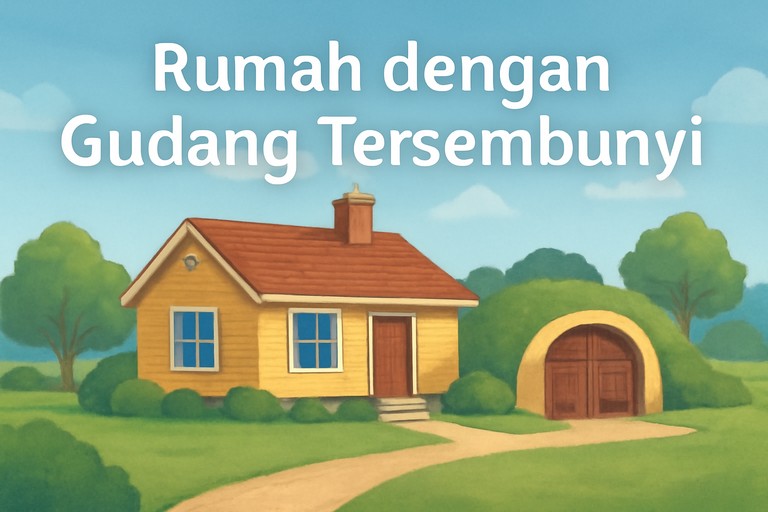 Rumah dengan Gudang Tersembunyi