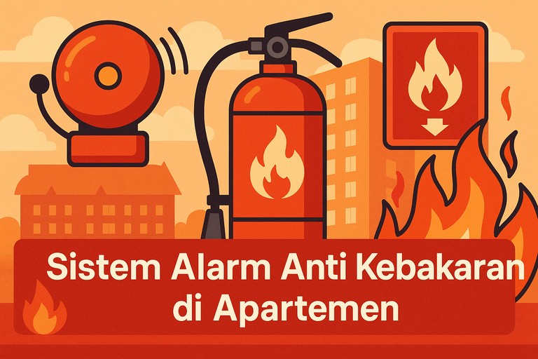 Sistem Alarm Anti Kebakaran di Apartemen