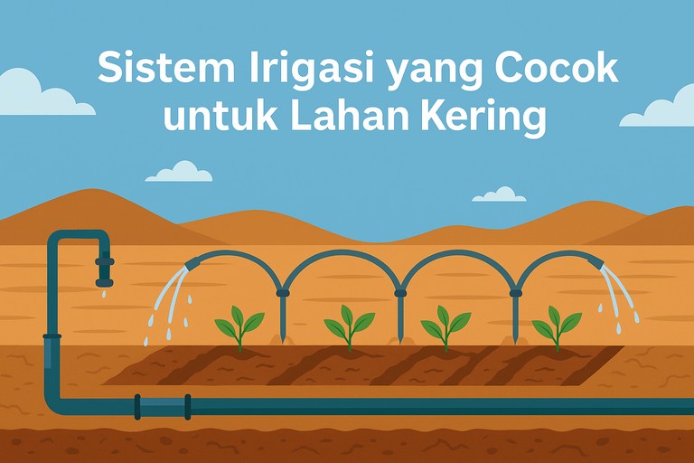 Sistem Irigasi yang Cocok untuk Lahan Kering