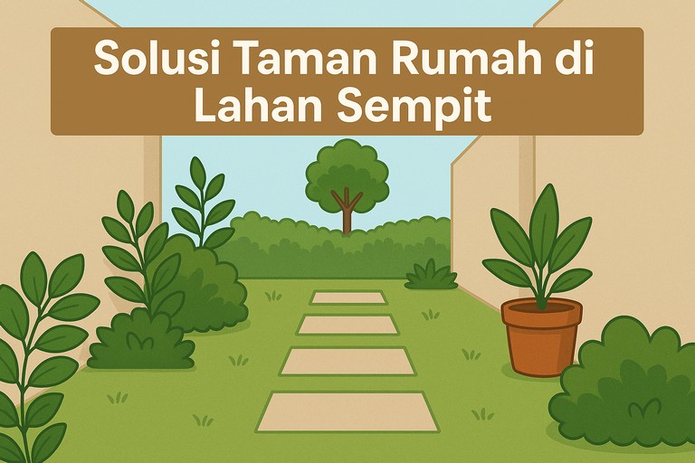 Solusi Taman Rumah di Lahan Sempit