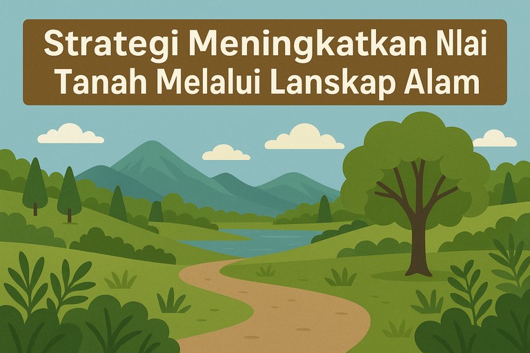 Strategi Meningkatkan Nilai Tanah Melalui Lanskap Alam