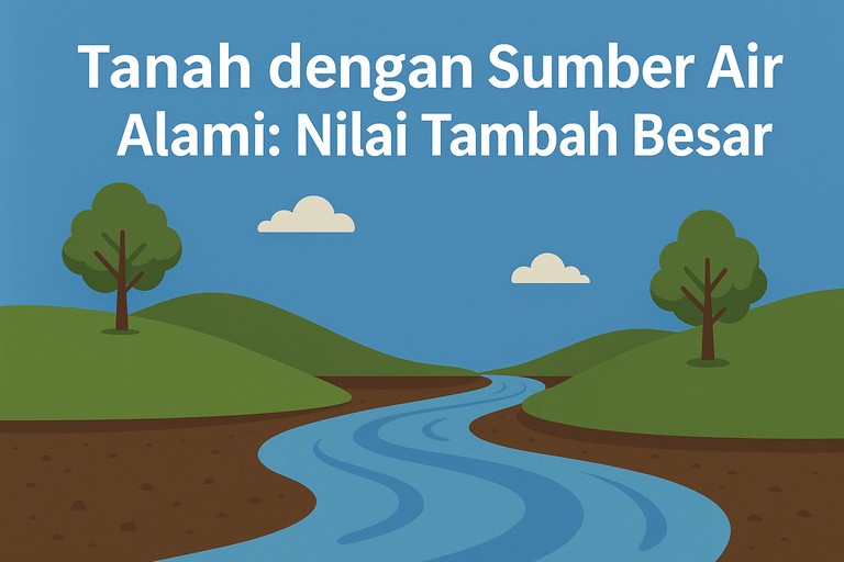 Tanah dengan Sumber Air Alami: Nilai Tambah Besar