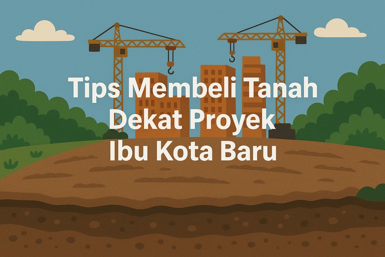 Tips Membeli Tanah Dekat Proyek Ibu Kota Baru