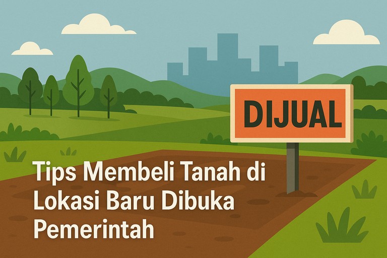 Tips Membeli Tanah di Lokasi Baru Dibuka Pemerintah