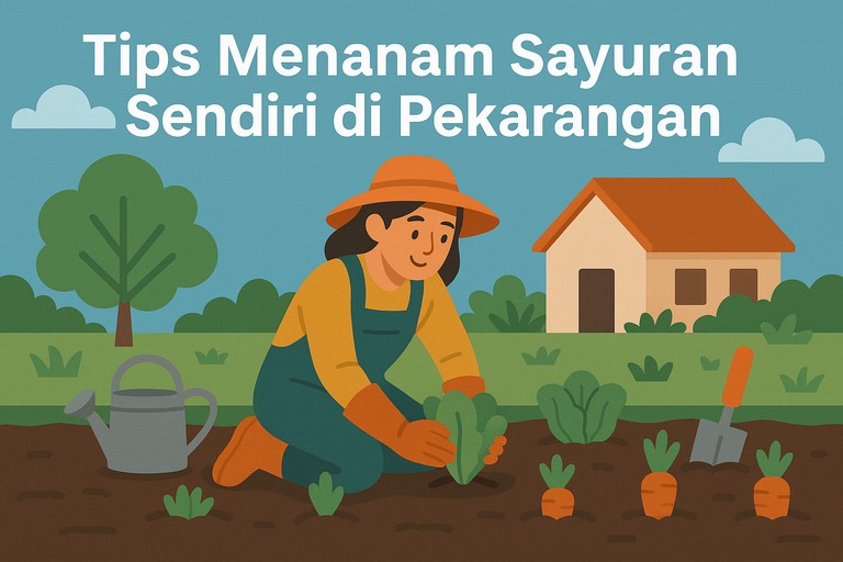 Tips Menanam Sayuran Sendiri di Pekarangan