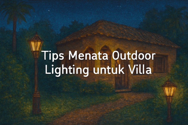 Tips Menata Outdoor Lighting untuk Villa
