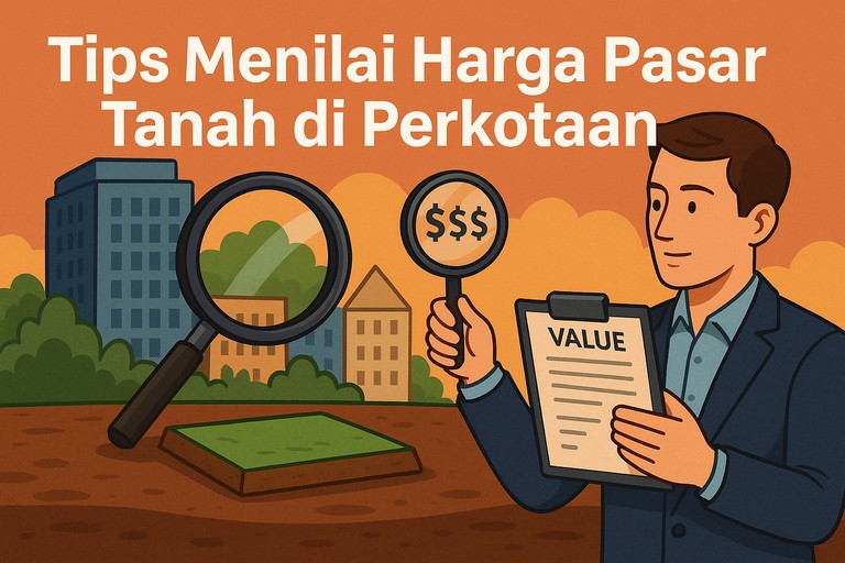Tips Menilai Harga Pasar Tanah di Perkotaan