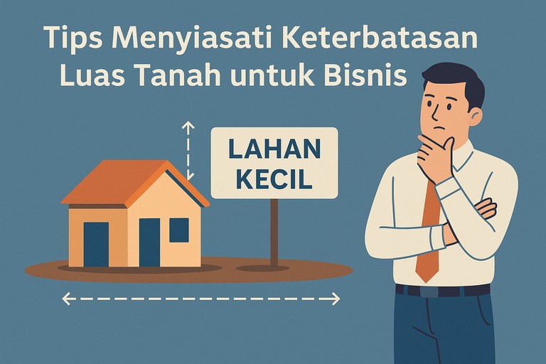 Tips Menyiasati Keterbatasan Luas Tanah untuk Bisnis