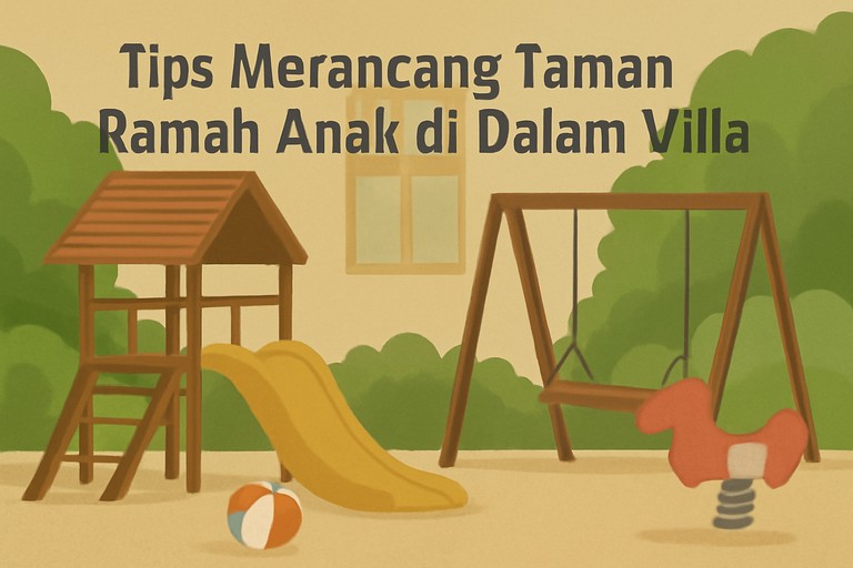 Tips Merancang Taman Ramah Anak di Dalam Villa