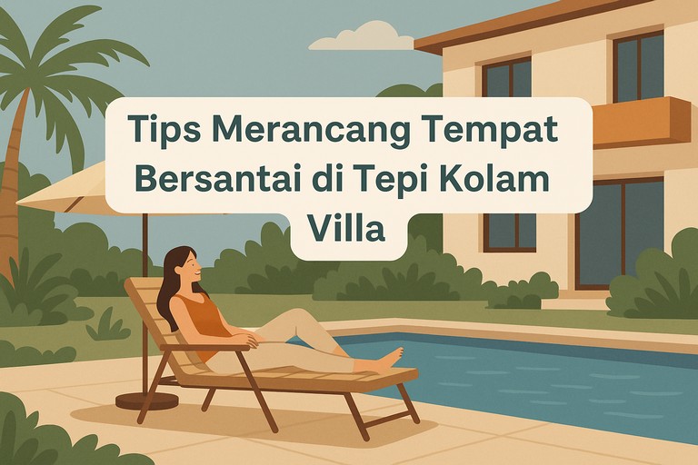 Tips Merancang Tempat Bersantai di Tepi Kolam Villa