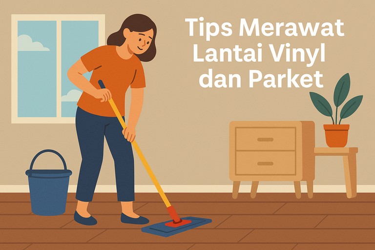 Tips Merawat Lantai Vinyl dan Parket