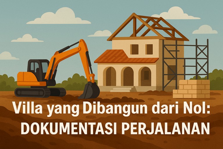 Villa yang Dibangun dari Nol: Dokumentasi Perjalanan
