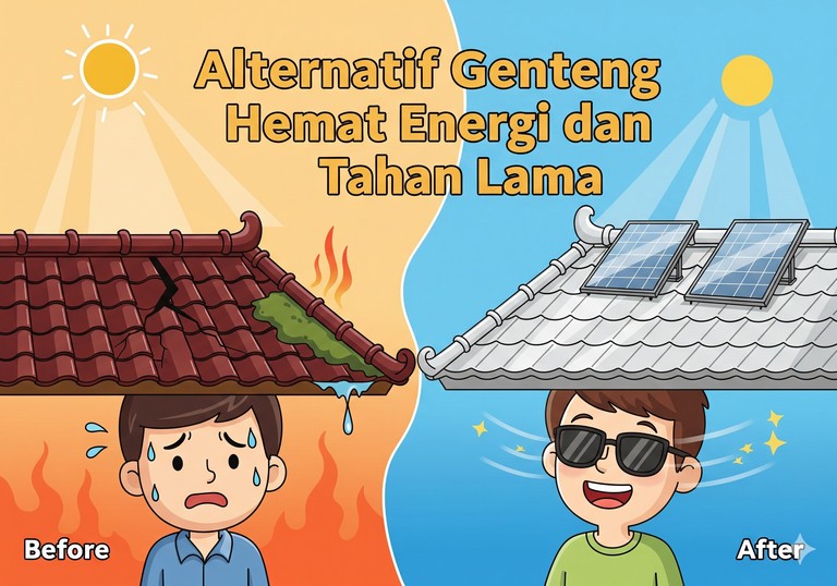Alternatif Genteng Hemat Energi dan Tahan Lama