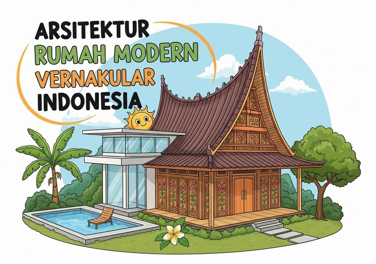 Arsitektur Rumah Modern Vernakular Indonesia