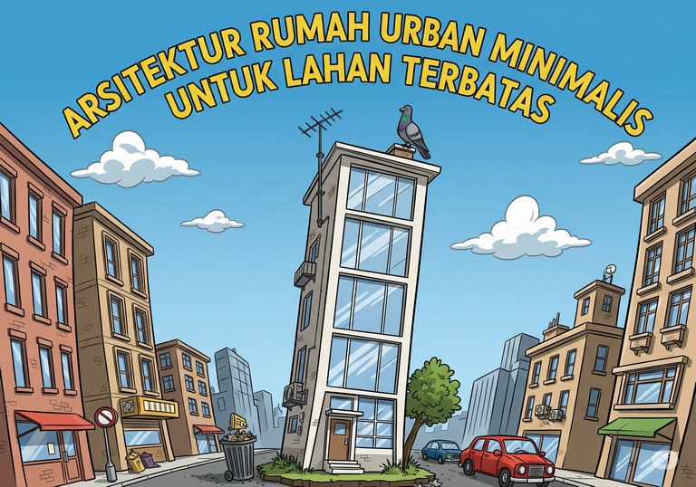 Arsitektur Rumah Urban Minimalis untuk Lahan Terbatas