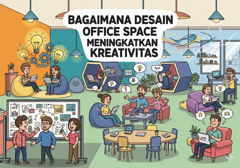 Bagaimana Desain Office Space Meningkatkan Kreativitas