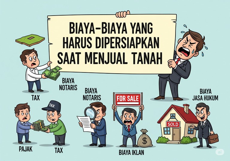 Biaya-Biaya yang Harus Dipersiapkan Saat Menjual Tanah
