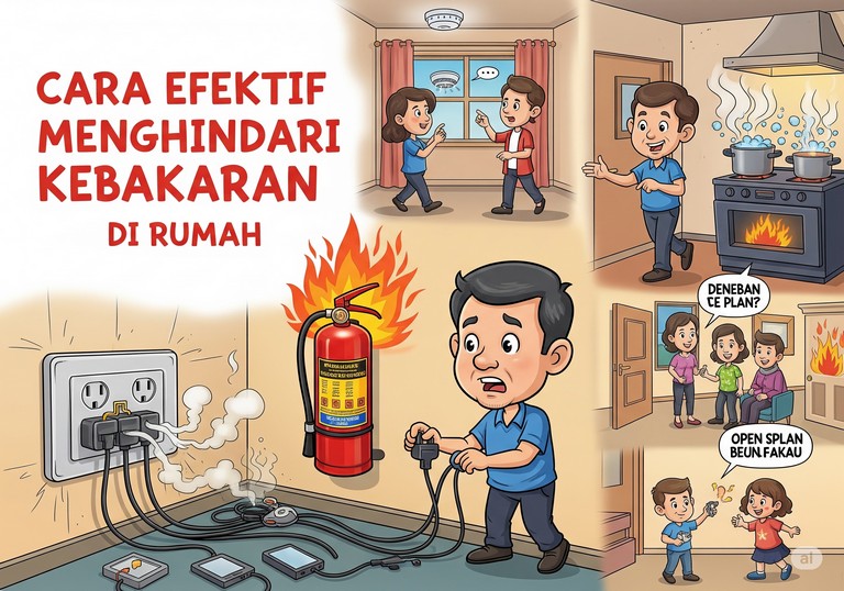 Cara Efektif Menghindari Kebakaran di Rumah