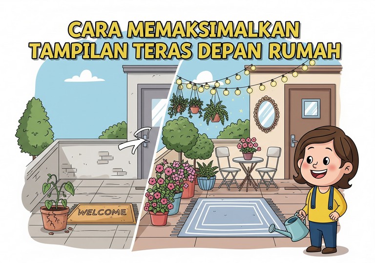 Cara Memaksimalkan Tampilan Teras Depan Rumah