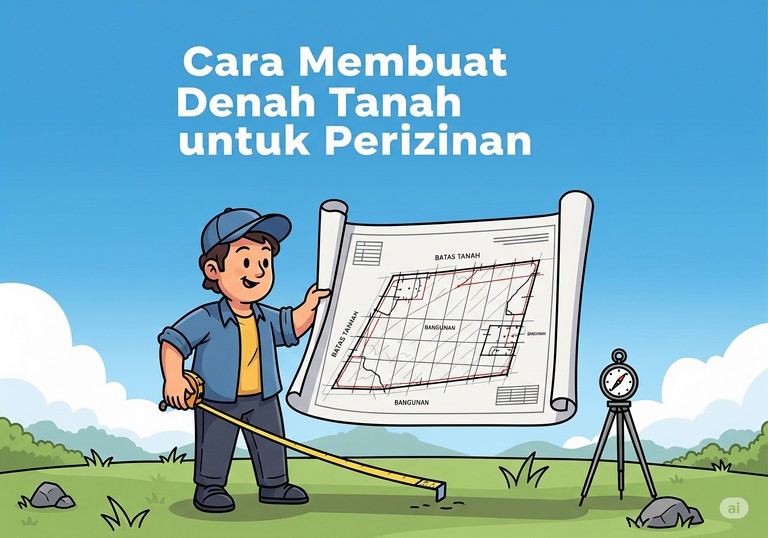 Cara Membuat Denah Tanah untuk Perizinan