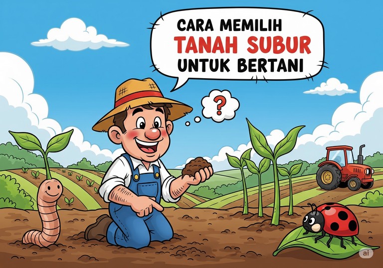 Cara Memilih Tanah Subur untuk Bertani