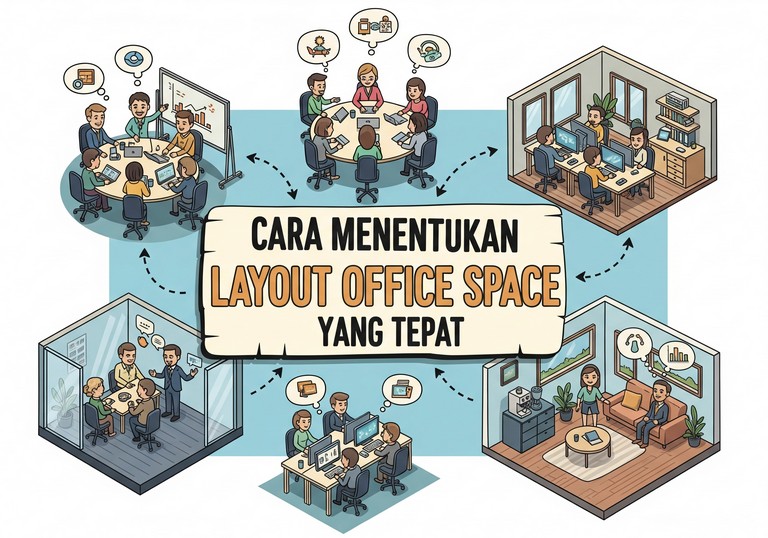 Cara Menentukan Layout Office Space yang Tepat