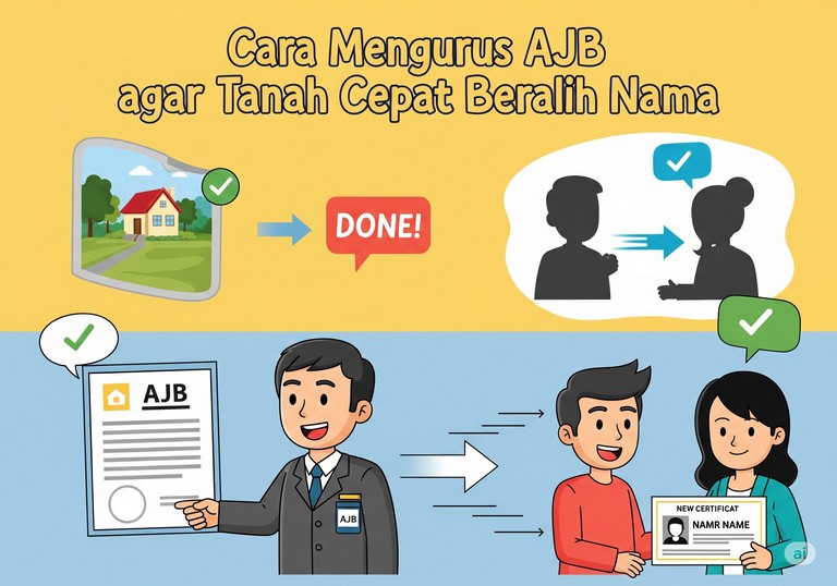 Cara Mengurus AJB agar Tanah Cepat Beralih Nama