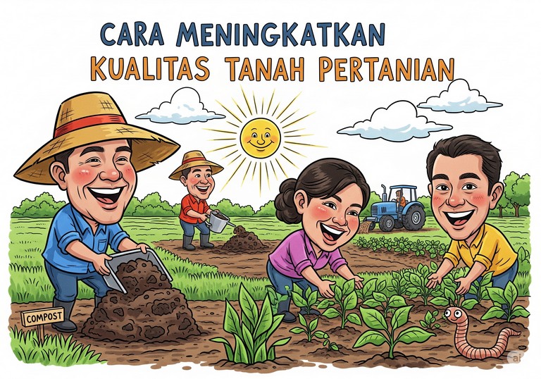 Cara Meningkatkan Kualitas Tanah Pertanian