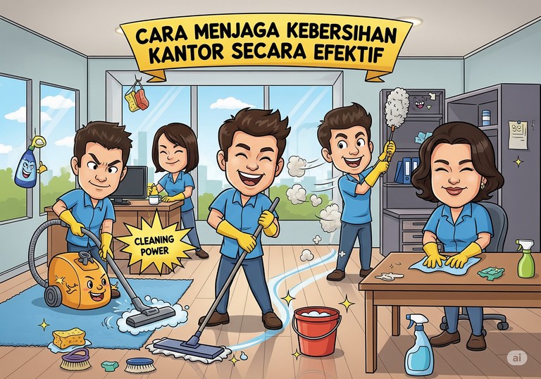 Cara Menjaga Kebersihan Kantor Secara Efektif