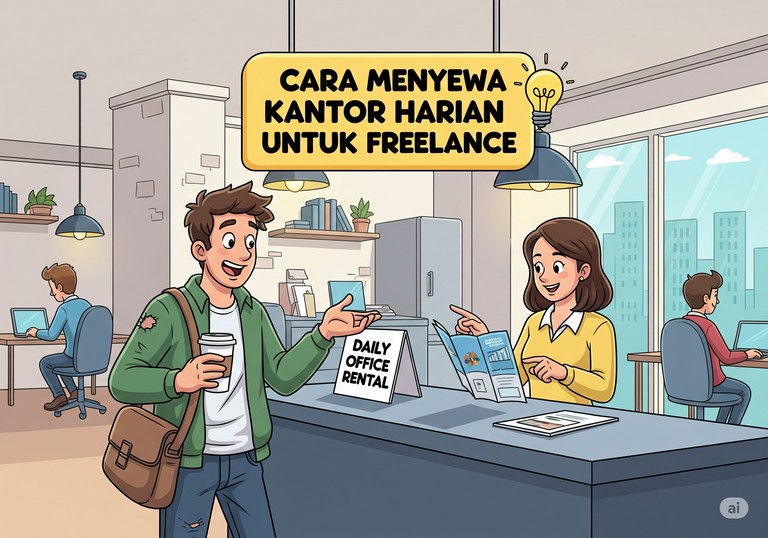 Cara Menyewa Kantor Harian untuk Freelance