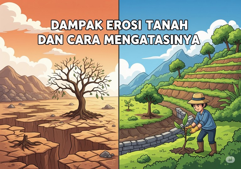 Dampak Erosi Tanah dan Cara Mengatasinya