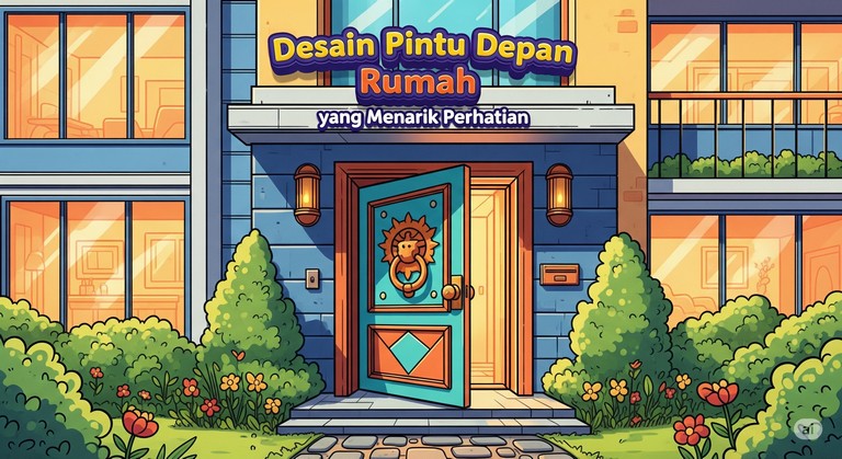 Desain Pintu Depan Rumah yang Menarik Perhatian