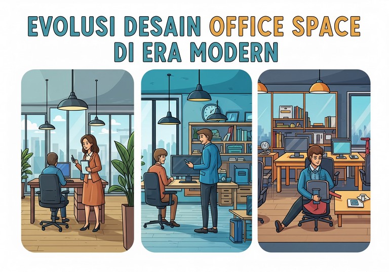 Evolusi Desain Office Space di Era Modern