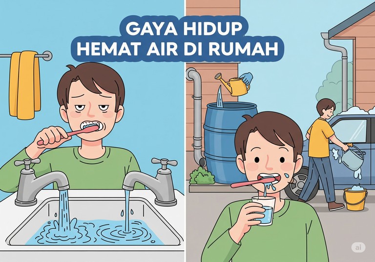 Gaya Hidup Hemat Air di Rumah