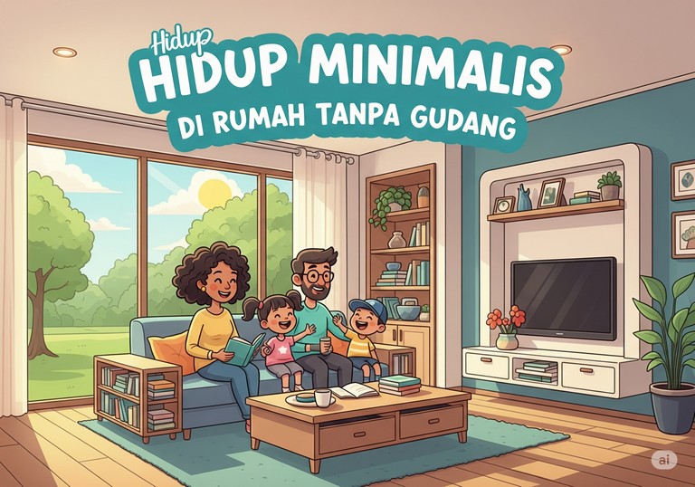 Hidup Minimalis di Rumah Tanpa Gudang