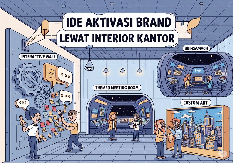 Ide Aktivasi Brand lewat Interior Kantor