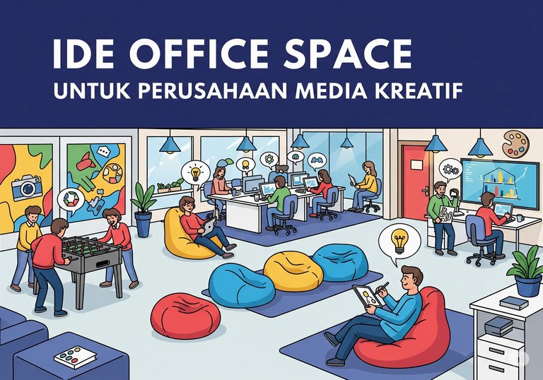 Ide Office Space untuk Perusahaan Media Kreatif