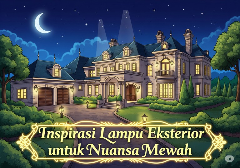 Inspirasi Lampu Eksterior untuk Nuansa Mewah