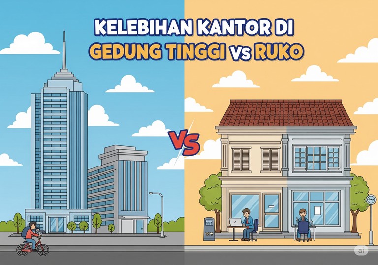 Kelebihan Kantor di Gedung Tinggi vs Ruko