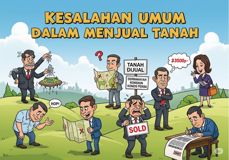 Kesalahan Umum dalam Menjual Tanah