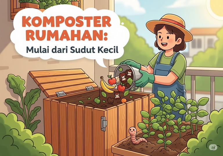 Komposter Rumahan: Mulai dari Sudut Kecil