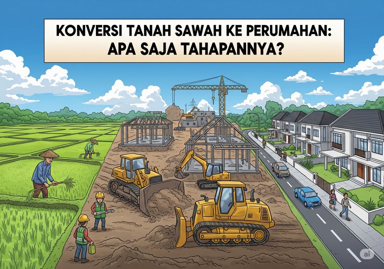 Konversi Tanah Sawah ke Perumahan: Apa Saja Tahapannya?
