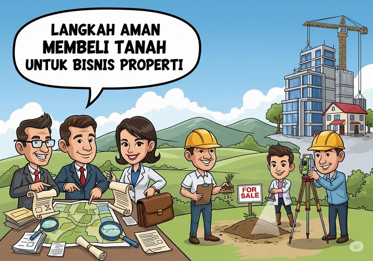 Langkah Aman Membeli Tanah untuk Bisnis Properti