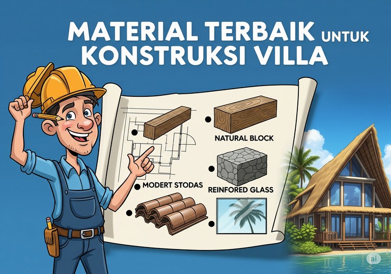 Material Terbaik untuk Konstruksi Villa