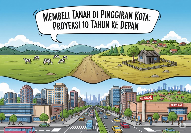 Membeli Tanah di Pinggiran Kota: Proyeksi 10 Tahun ke Depan