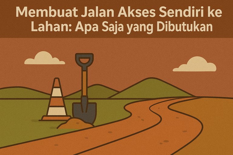 Membuat Jalan Akses Sendiri ke Lahan: Apa Saja yang Dibutuhkan