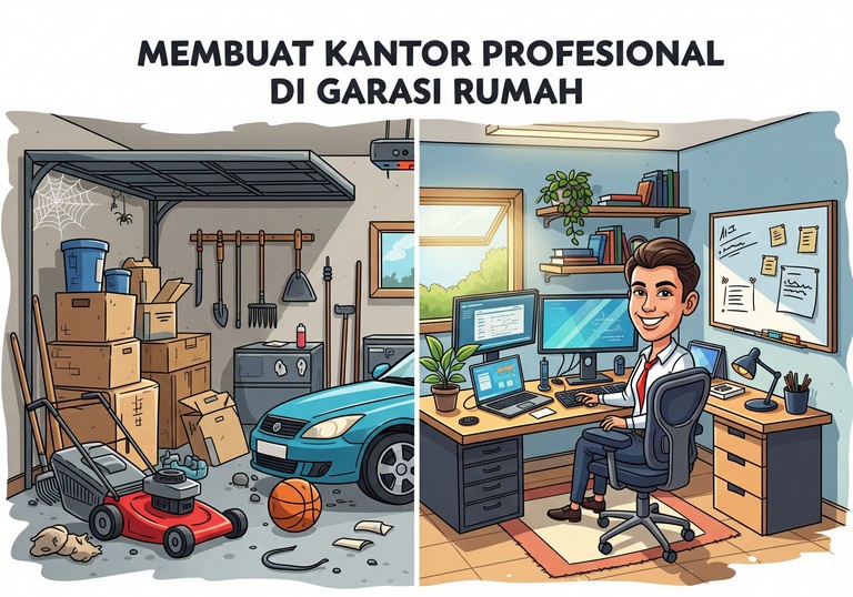 Membuat Kantor Profesional di Garasi Rumah