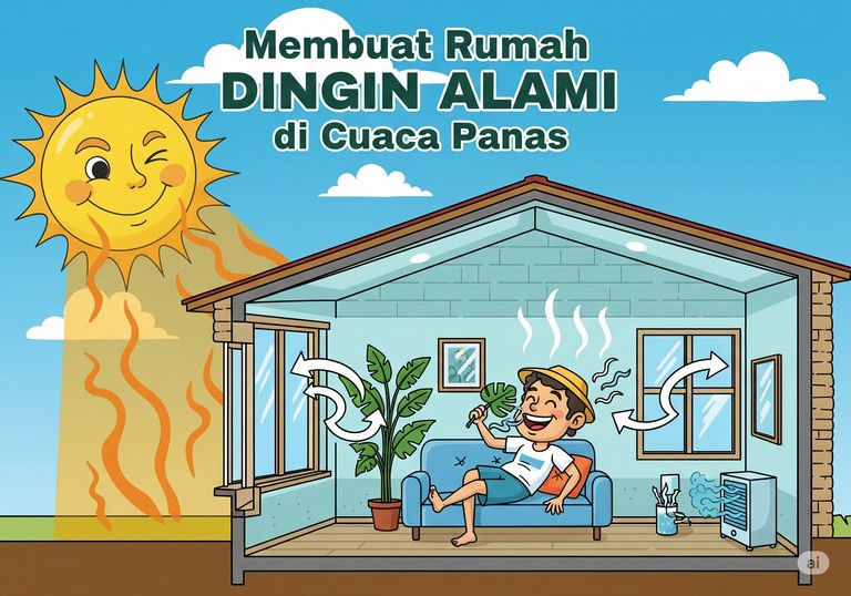Membuat Rumah Dingin Alami di Cuaca Panas
